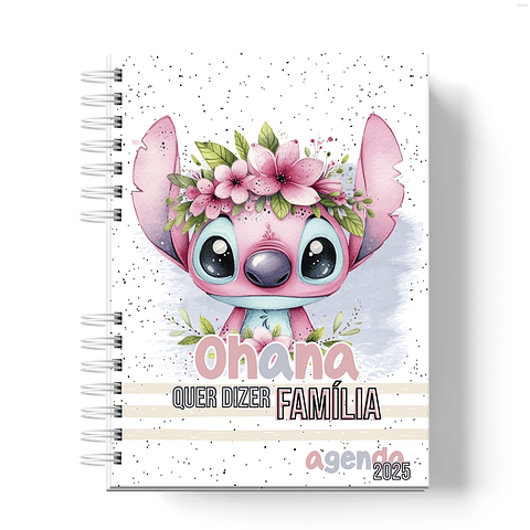 Arquivos Capas Agendas Stitch 2025 em Png 