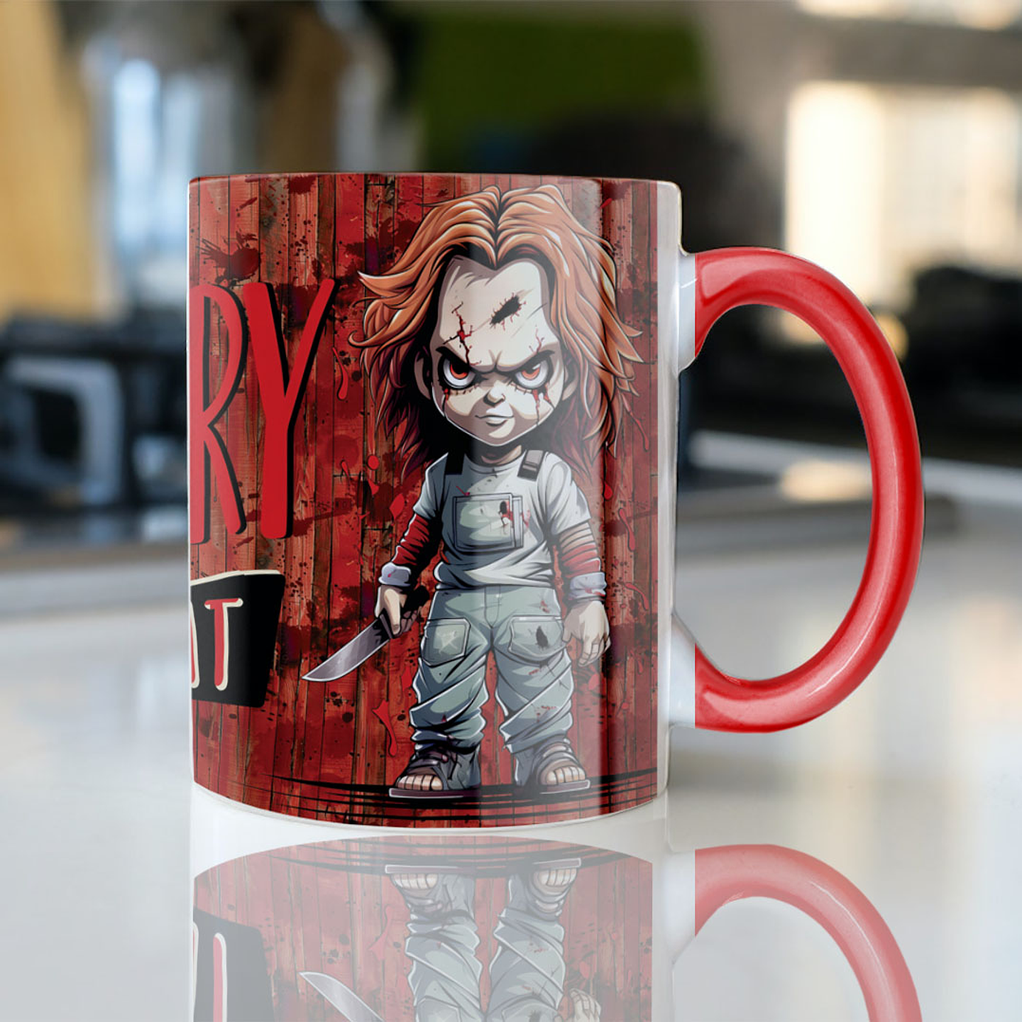 7 Artes para Caneca Halloween Scary Arquivo Editável 6