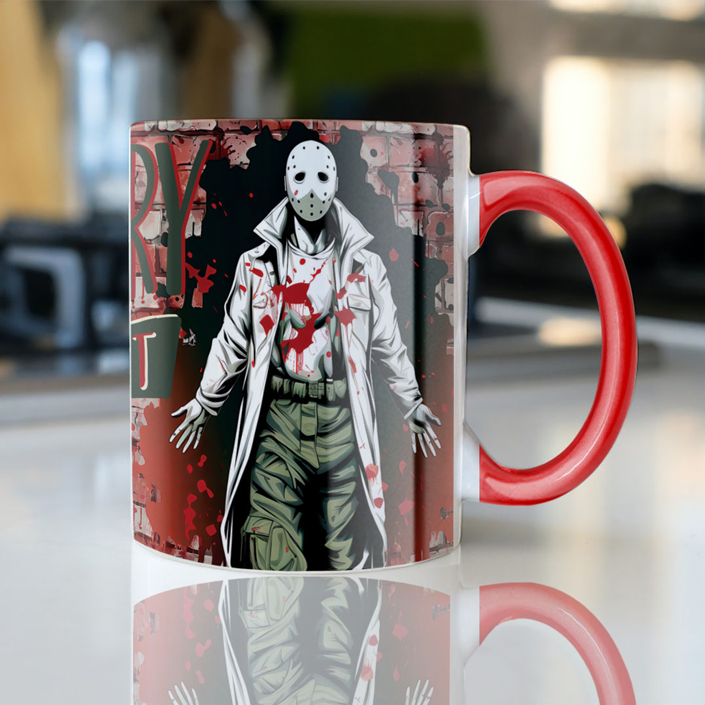 7 Artes para Caneca Halloween Scary Arquivo Editável 7