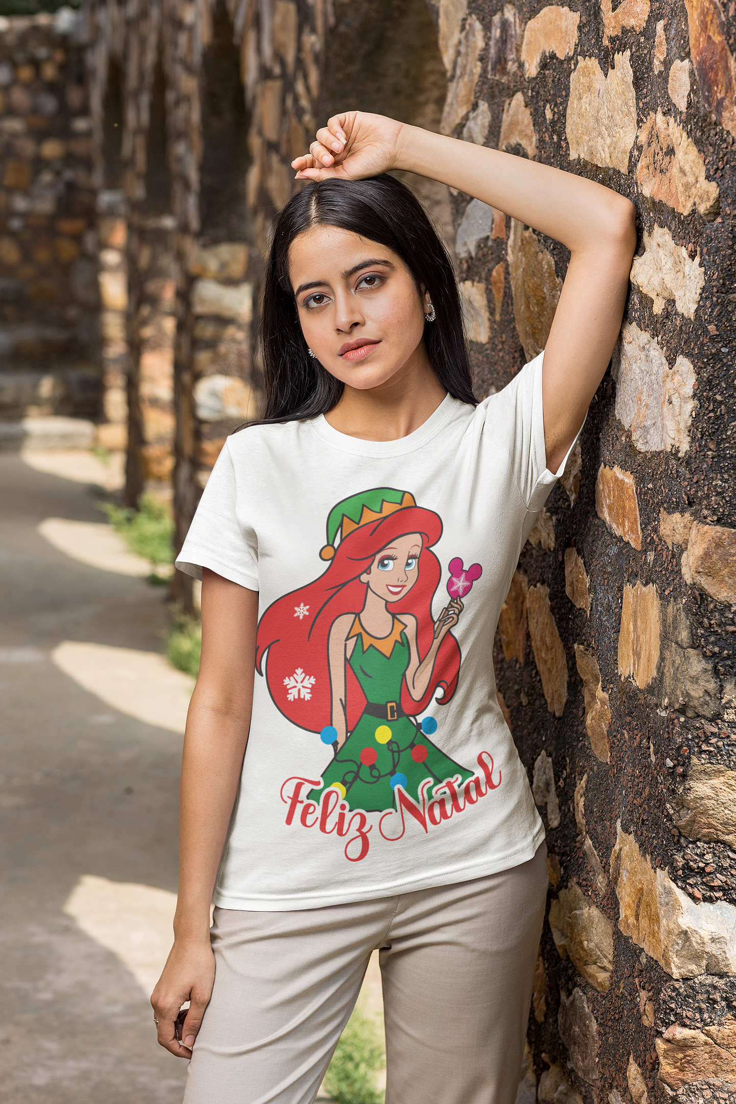8 Artes para Camisa Natal Princesas Arquivo Editável  5