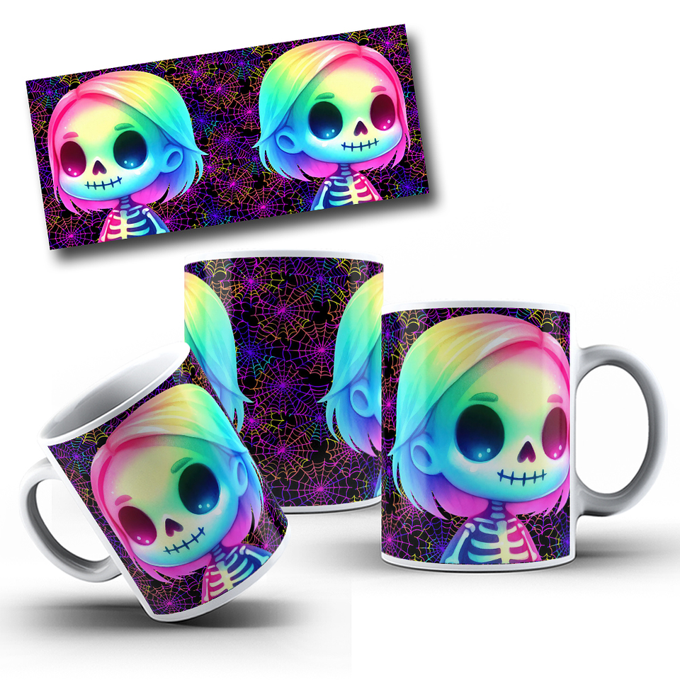 8 Artes para Caneca Halloween Arquivo em Jpg 8