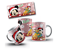 10 Artes para Caneca Natal Stitch e Mickey Arquivo em Jpg