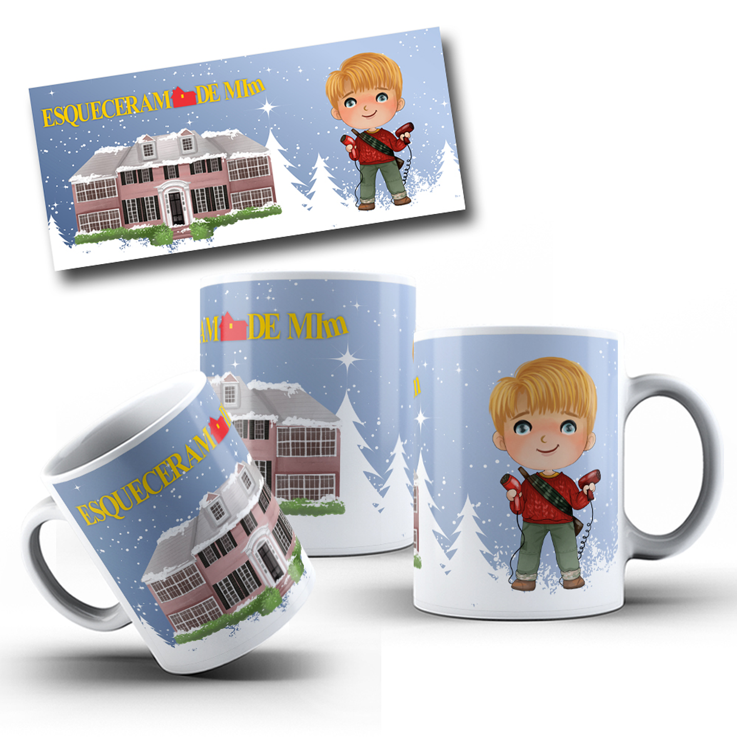 12 Artes para Caneca Esqueceram de Mim Filme Arquivo em Jpg  4