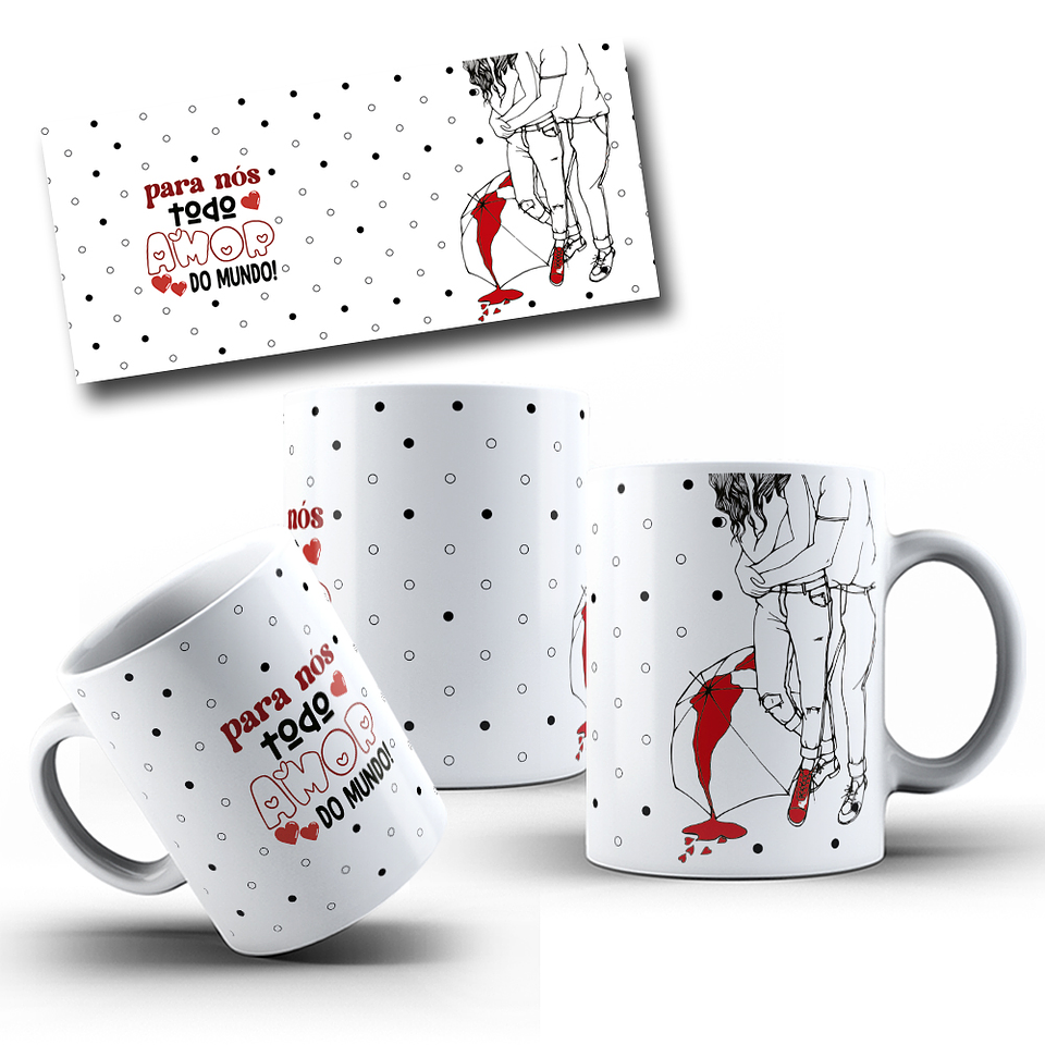 13 Artes para Caneca Dia dos Namorados Arquivo Editável 3