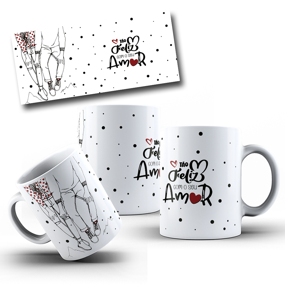 13 Artes para Caneca Dia dos Namorados Arquivo Editável 4