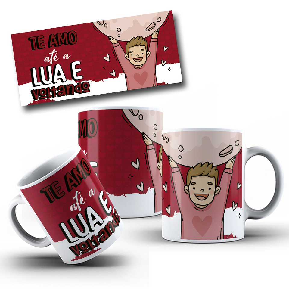 13 Artes para Caneca Dia dos Namorados Arquivo Editável 9