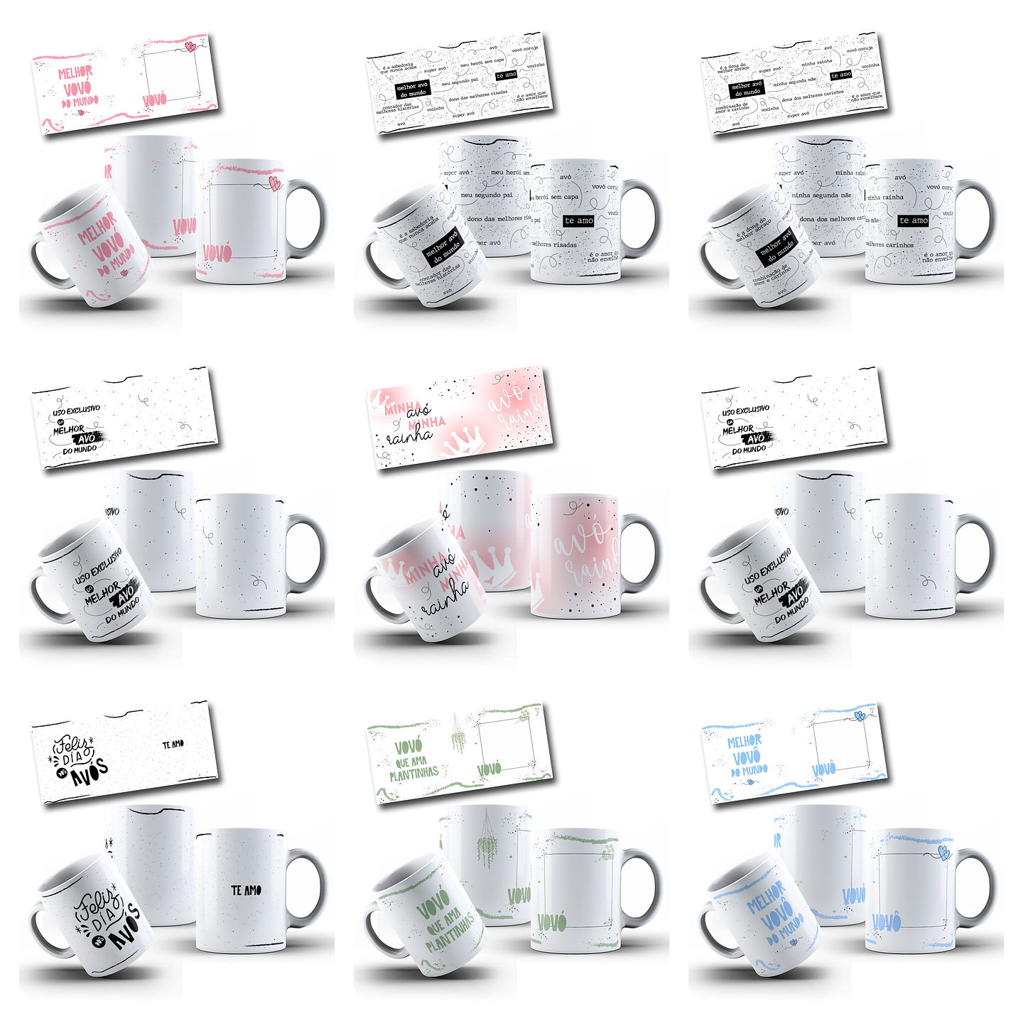 32 Artes para Caneca Dia dos Avós Arquivo em Jpg 1