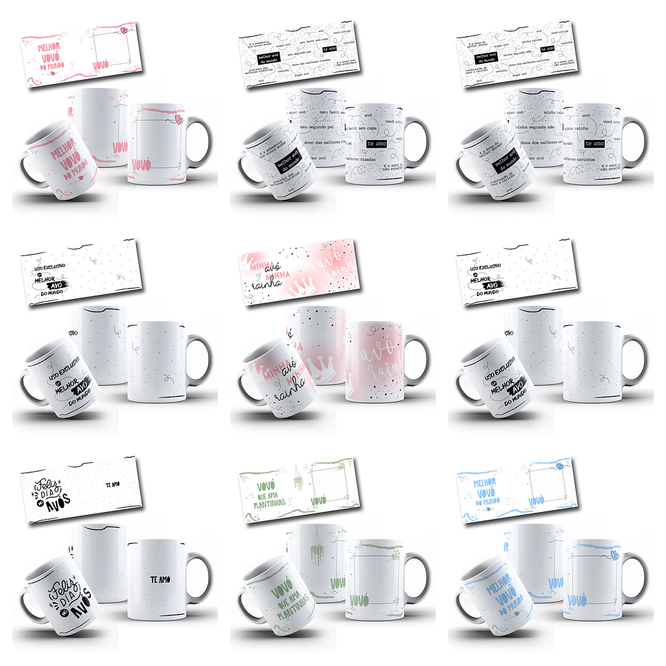 32 Artes para Caneca Dia dos Avós Arquivo em Jpg 1