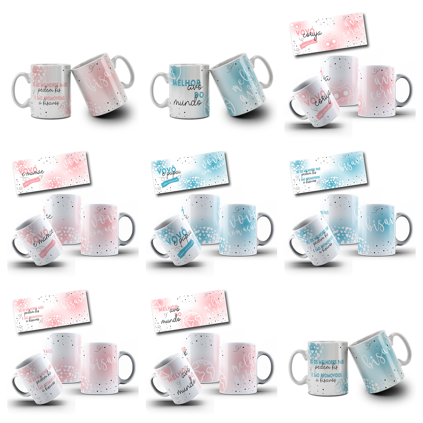 32 Artes para Caneca Dia dos Avós Arquivo em Jpg 2