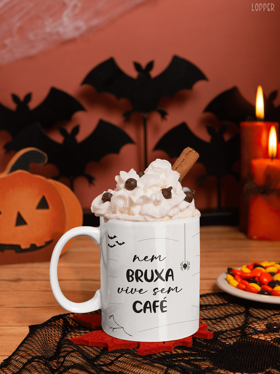 4 Artes para Caneca Halloween Arquivos em Jpg 4