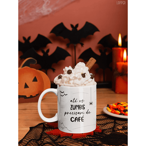 4 Artes para Caneca Halloween Arquivos em Jpg