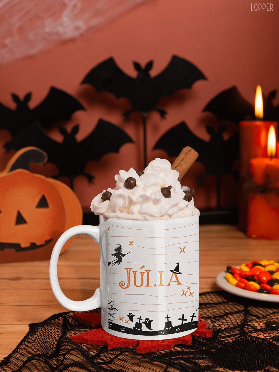 4 Artes para Caneca Halloween Arquivos em Jpg 6