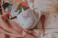 Arte para Caneca Leão de Judá Pink Seja Forte e Corajosa Arquivo em Jpg   - Thumbnail 3