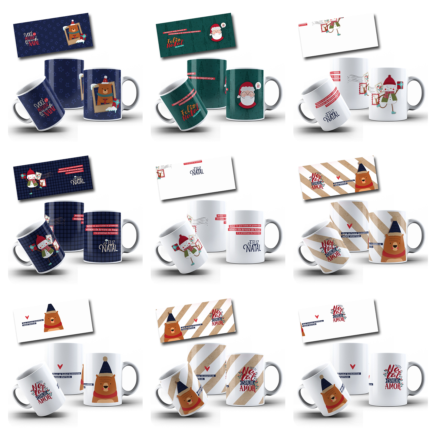 32 Artes para Caneca Natal Arquivo em Jpg 2
