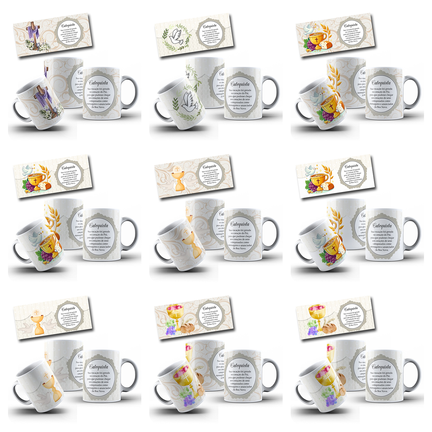 36 Artes para Caneca Catequista Arquivo em Jpg 3