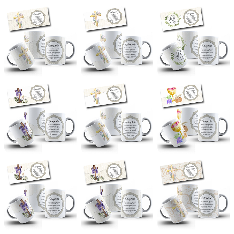 36 Artes para Caneca Catequista Arquivo em Jpg 4