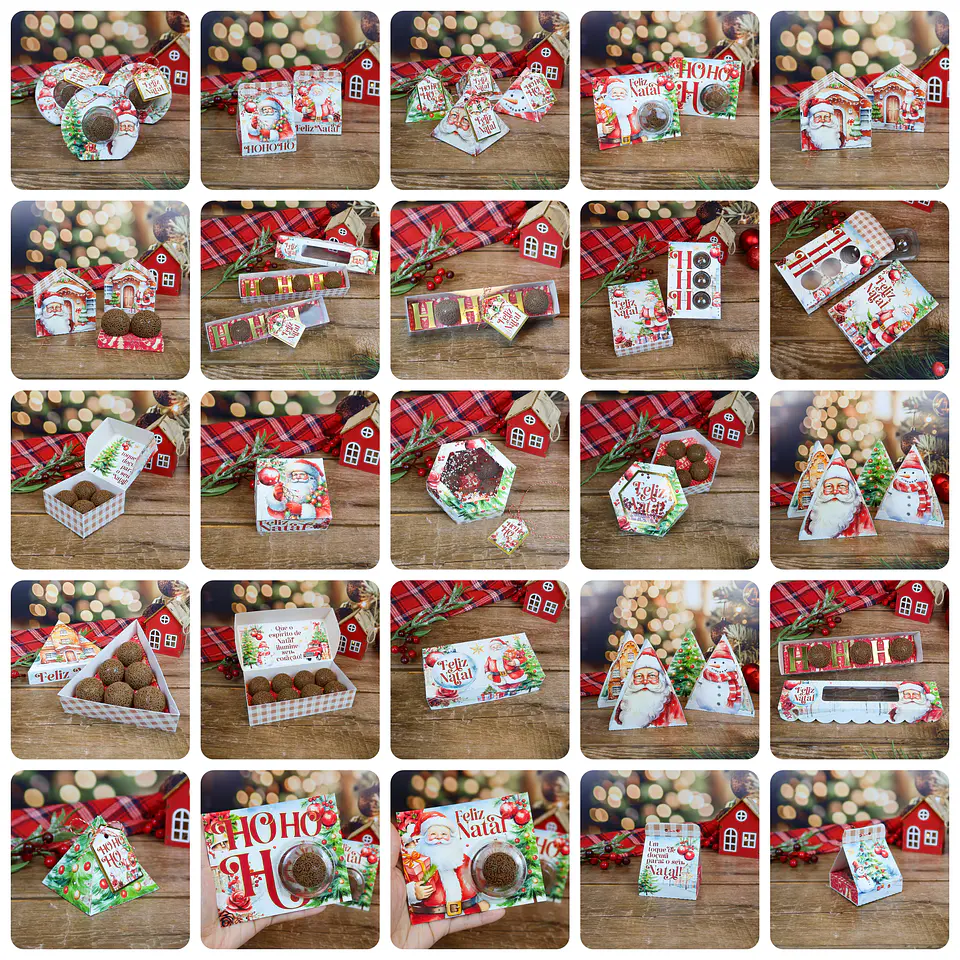 Arquivos de Corte Mimos Papai Noel Natal Diversos em Pdf 1