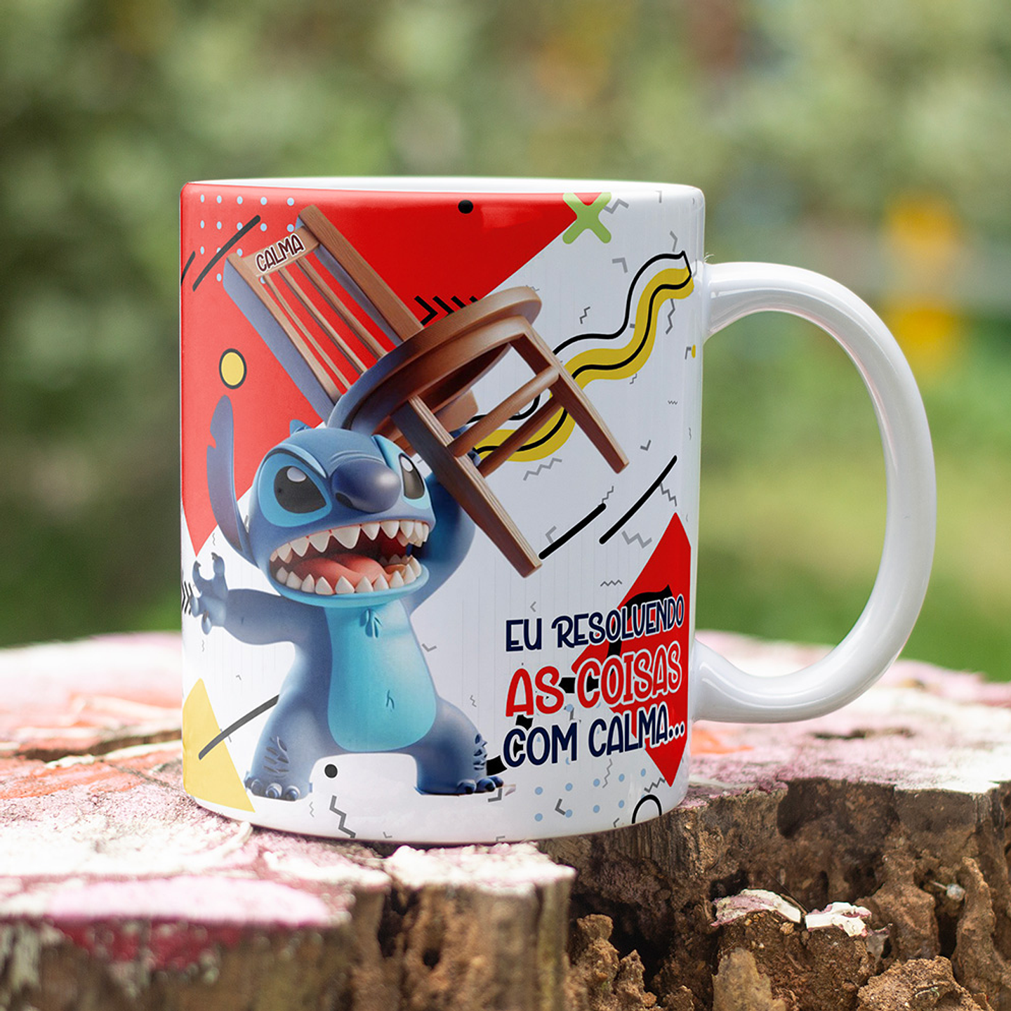 6 Artes para Caneca Personagens Calma Arquivo Editável 1