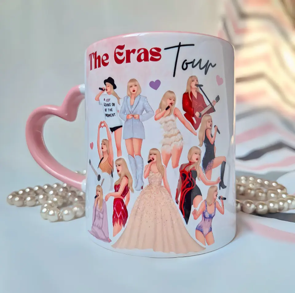 Arte para Caneca Taylor Swift The Eras Arquivo em Jpg   1