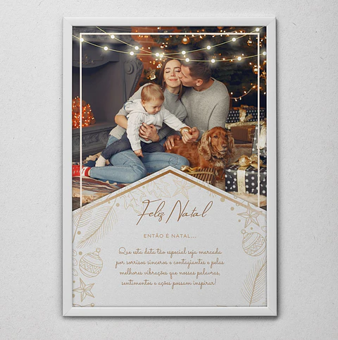 6 Artes para Quadro Natal em Arquivo Editável 