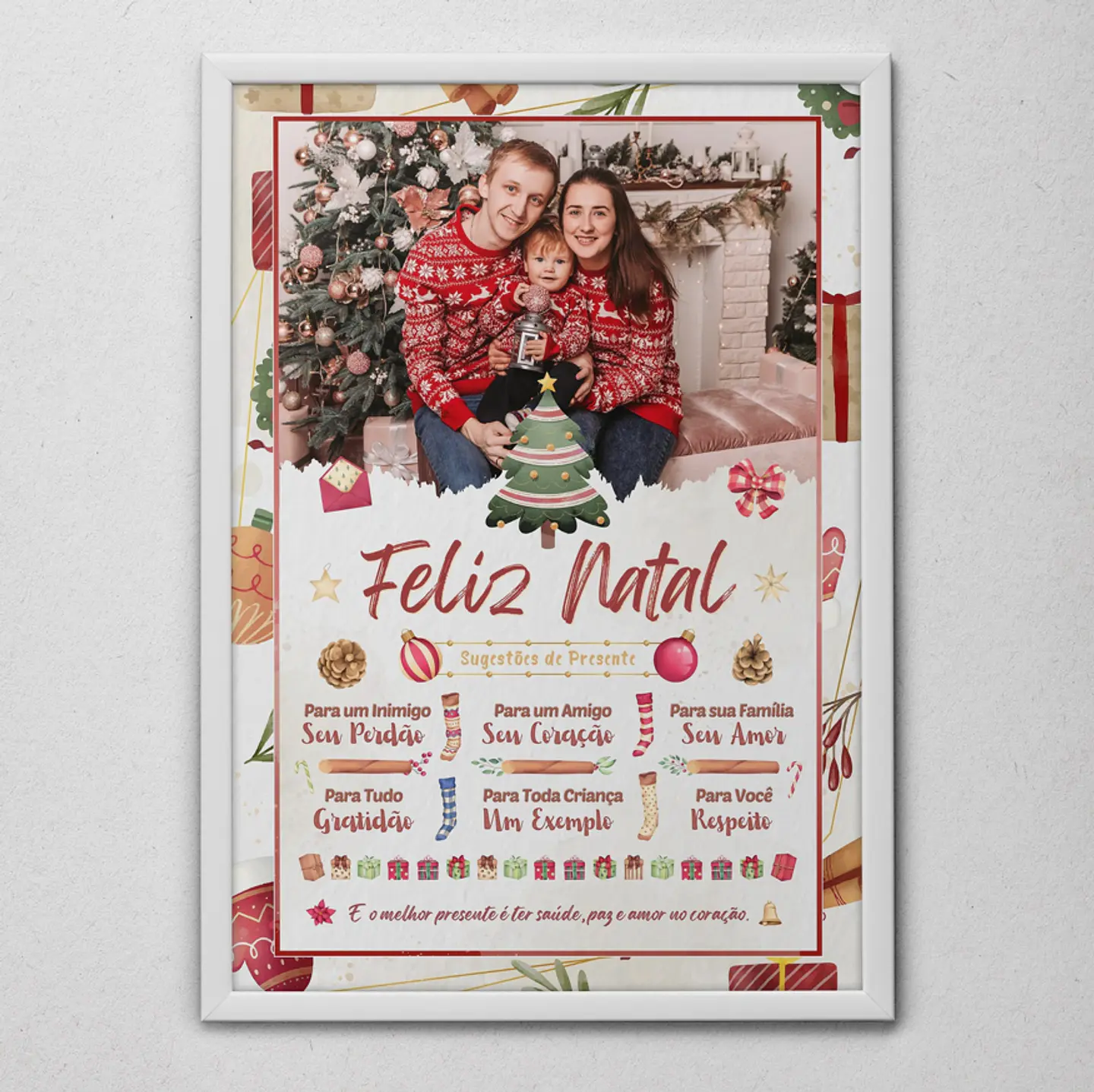 6 Artes para Quadro Natal em Arquivo Editável  4