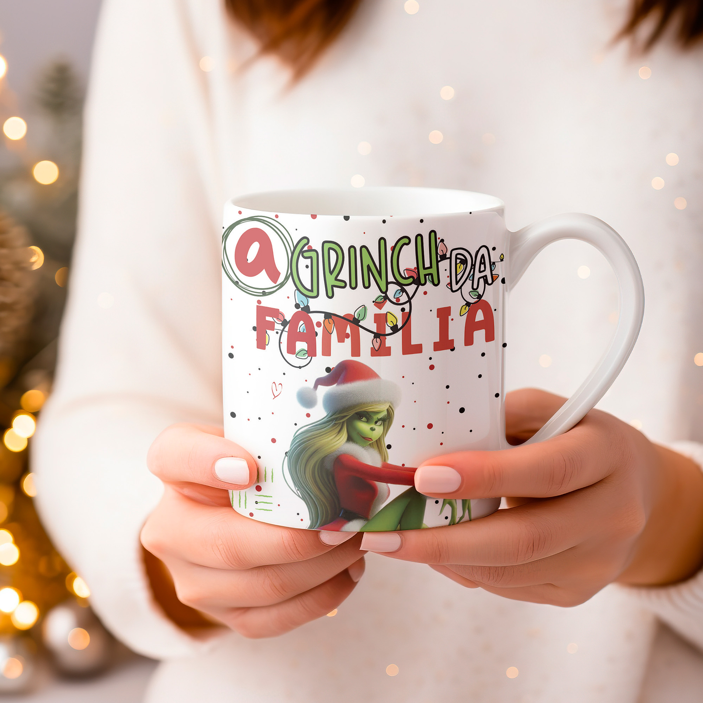 8 Artes para Caneca Grinch Natal Arquivo Editável  1