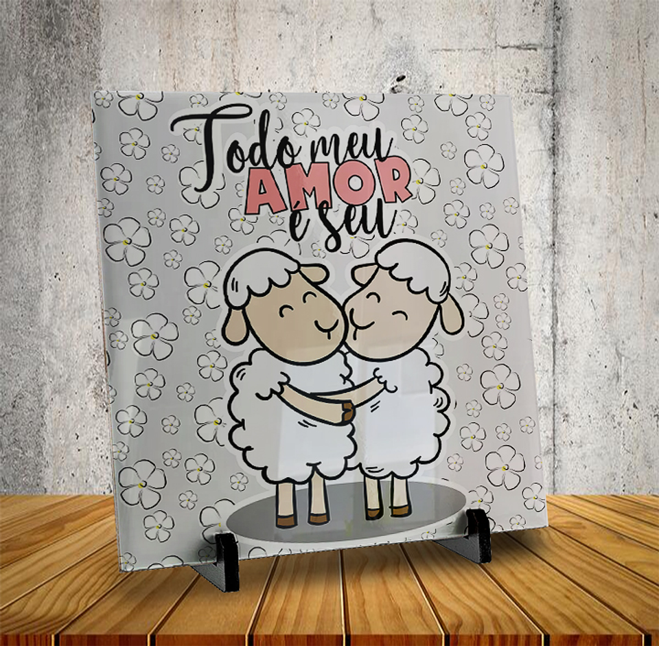 6 Artes para Azulejo Dia dos Namorados Arquivo Editável  6