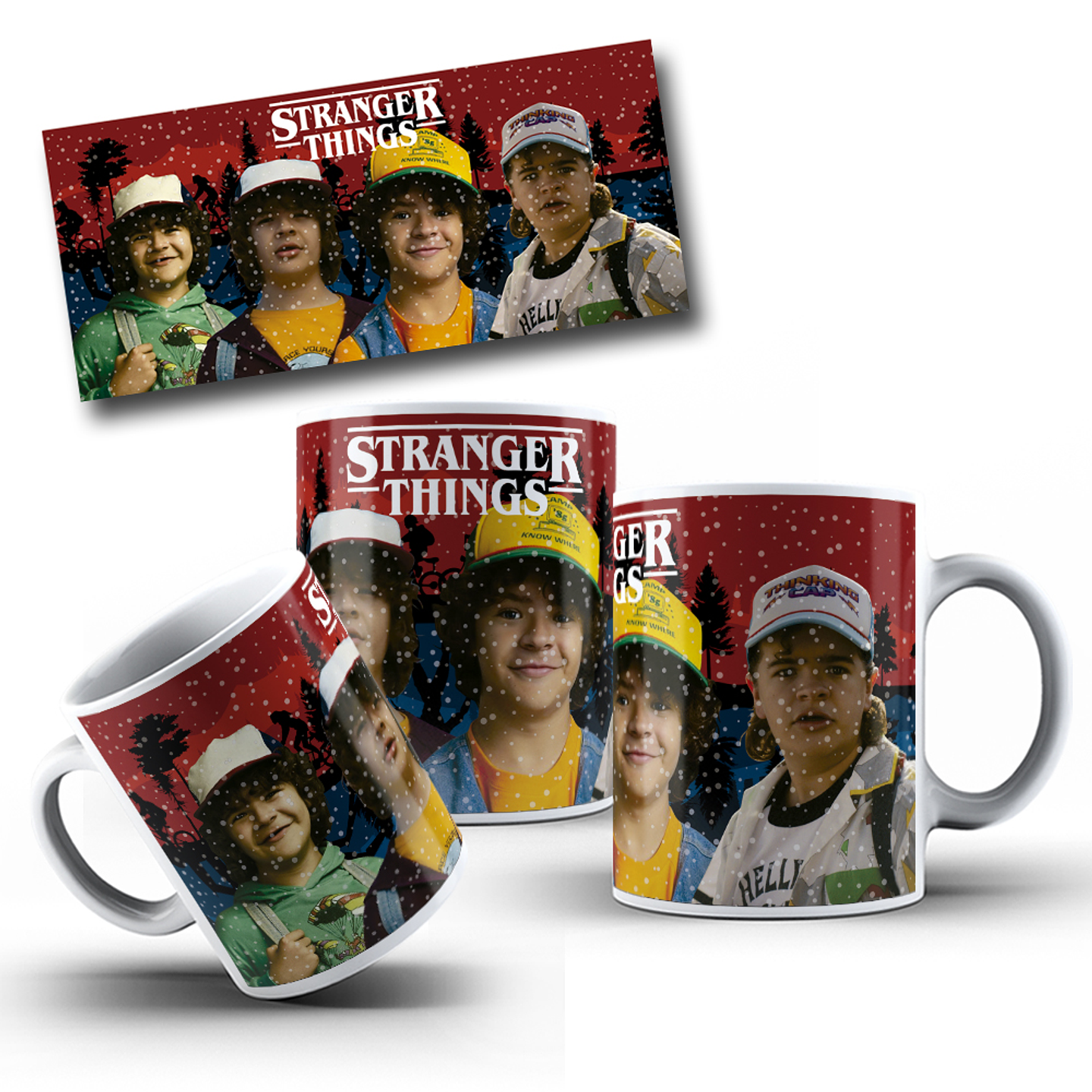 7 Artes para Caneca Stranger Things Arquivo em Jpg 3