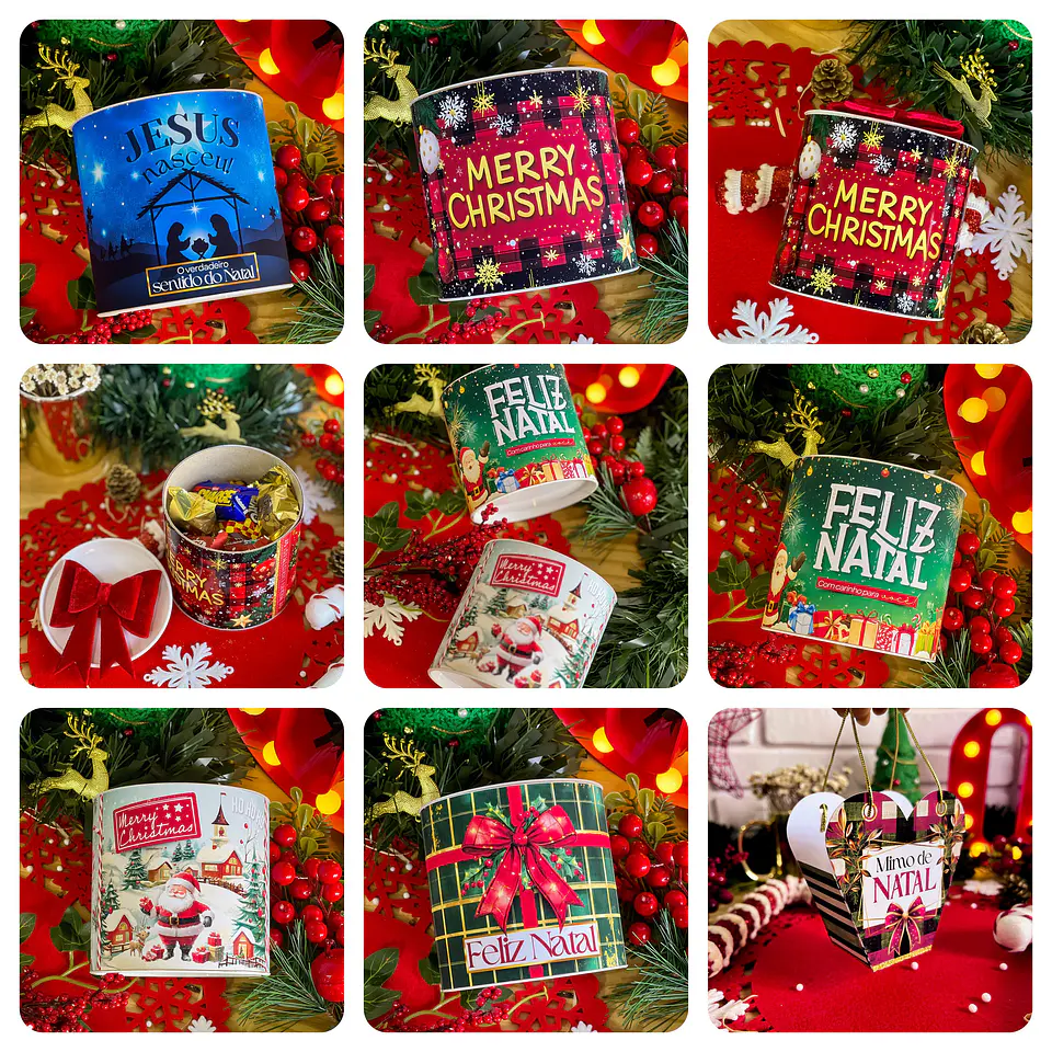 Arquivos de Corte Mimos Prontos Natal em Studio 8