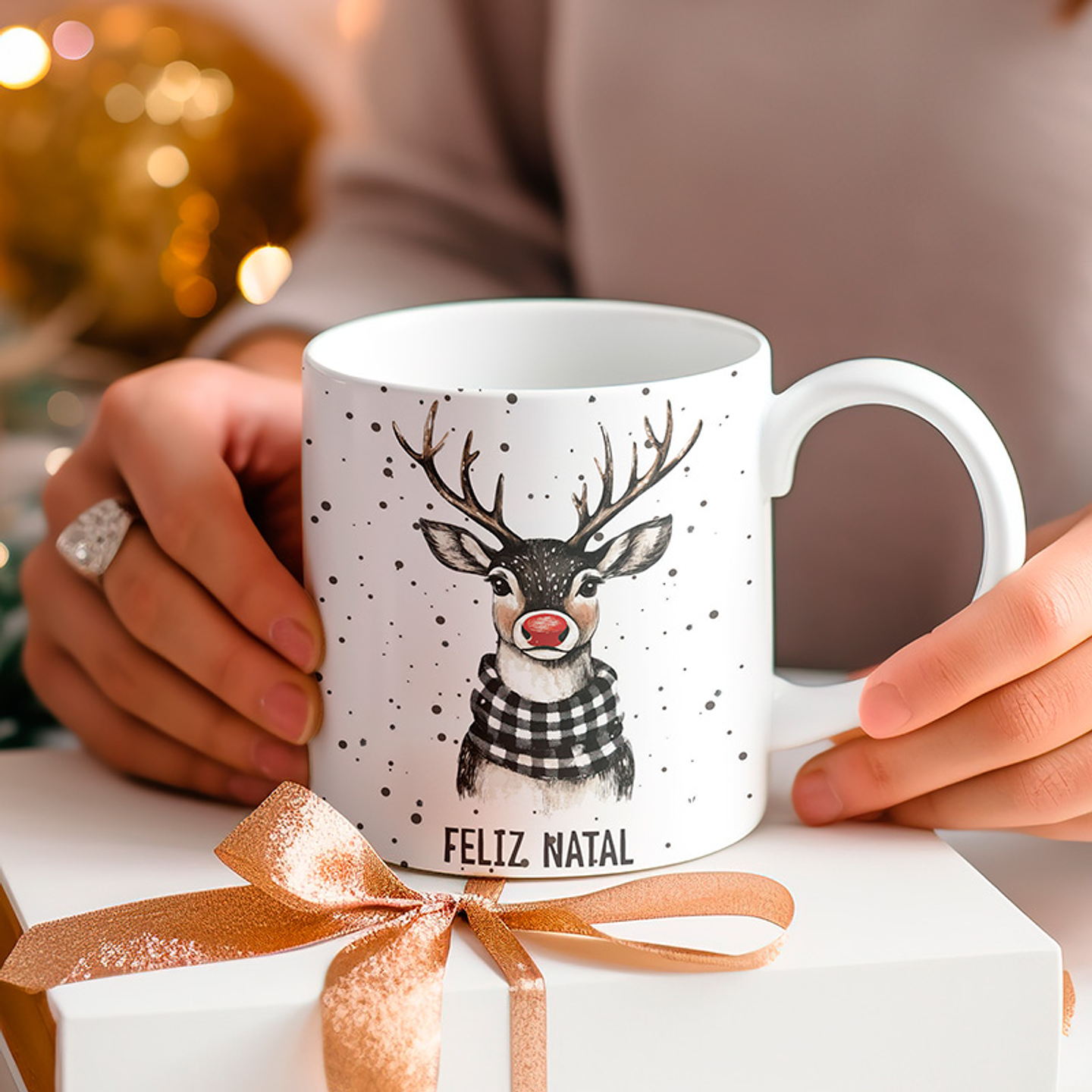 8 Artes para Caneca Natal Vintage Arquivo Editável  2