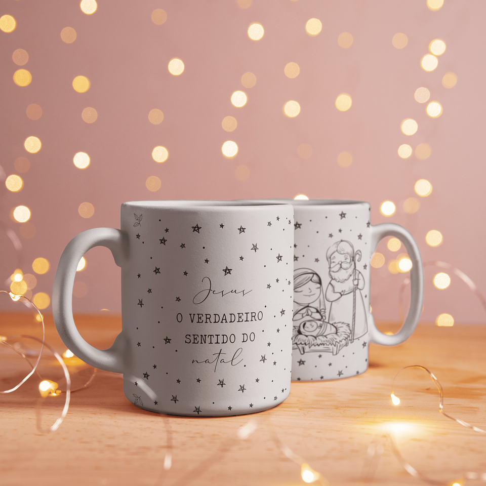 8 Artes para Caneca Natal Minimalista Arquivo Editável 5