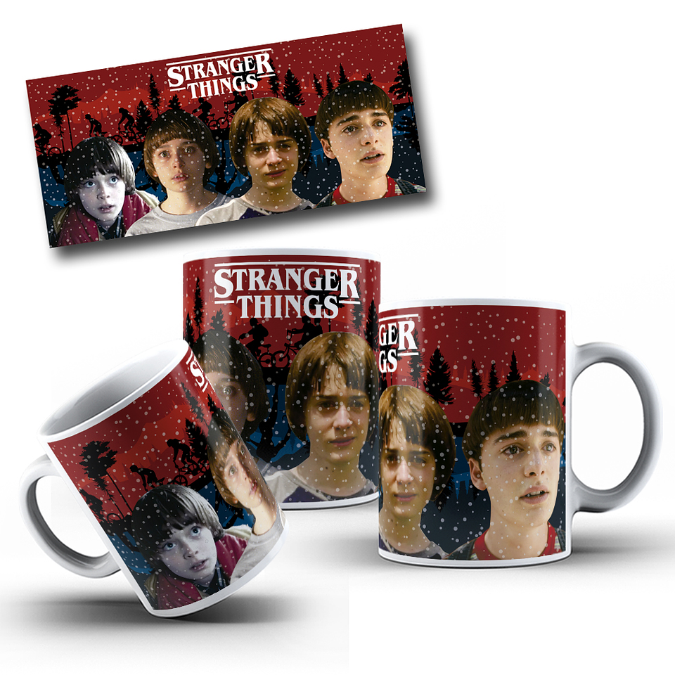 7 Artes para Caneca Stranger Things Arquivo em Jpg 6