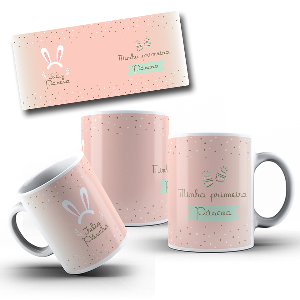 9 Artes para Caneca Páscoa Arquivo em Jpg 7