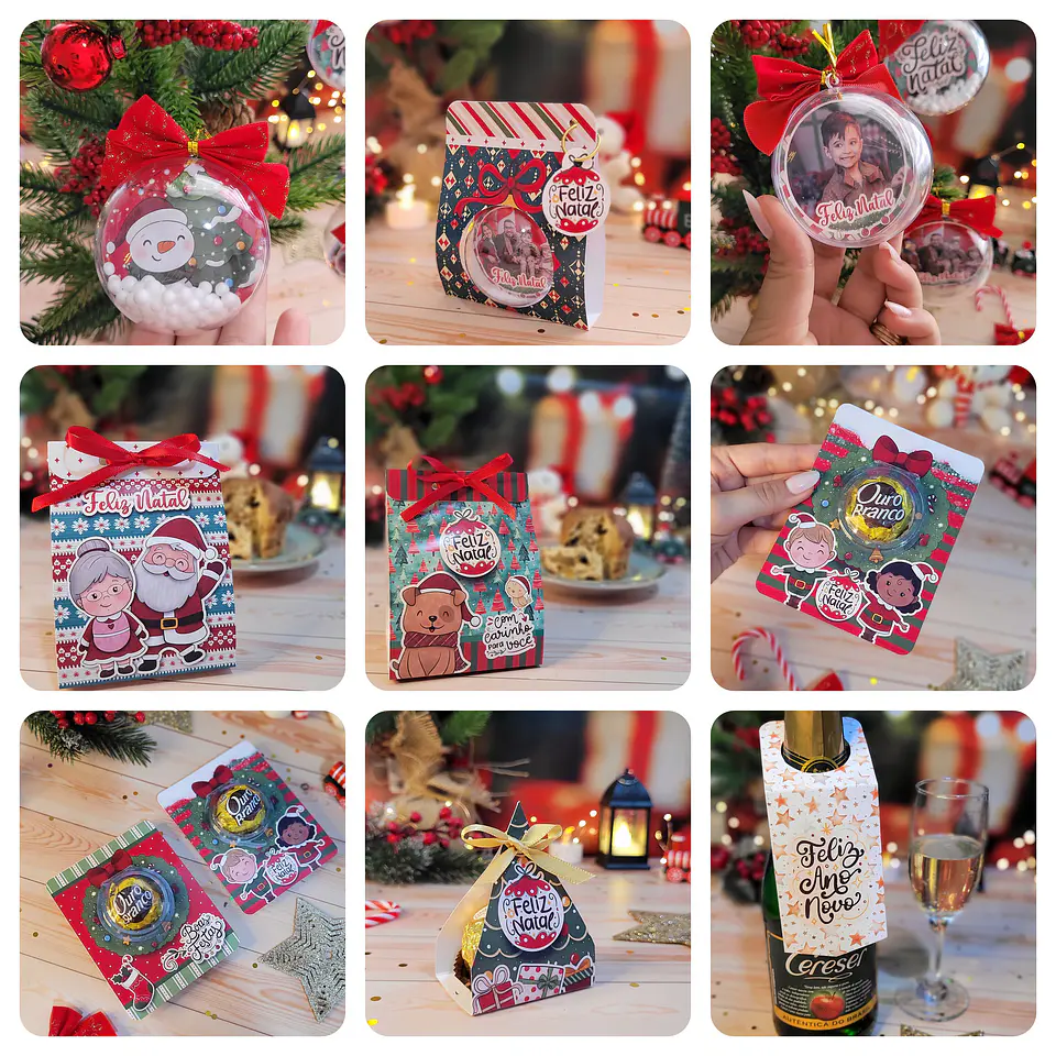 Arquivos de Corte Mimos Prontos Natal em Pdf  2