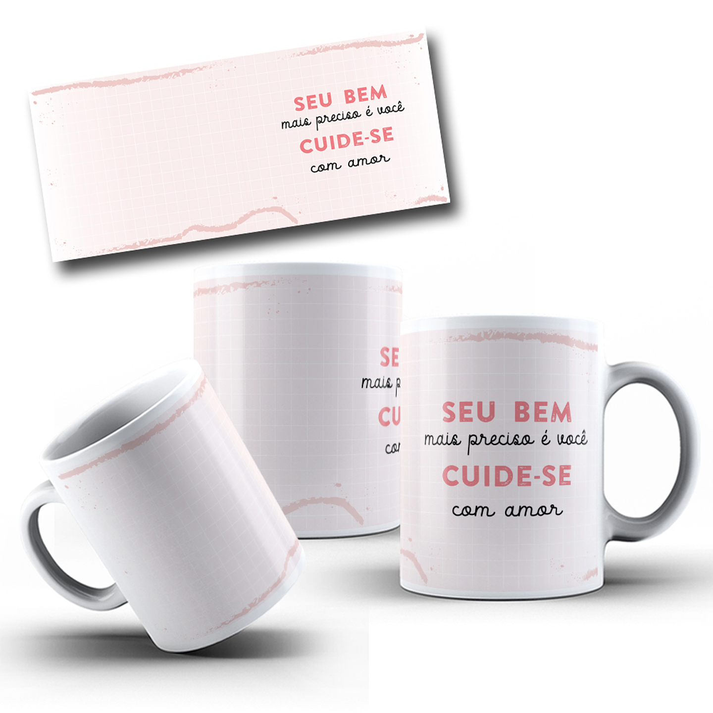 8 Artes para Caneca Outubro Rosa Arquivo em Jpg 7