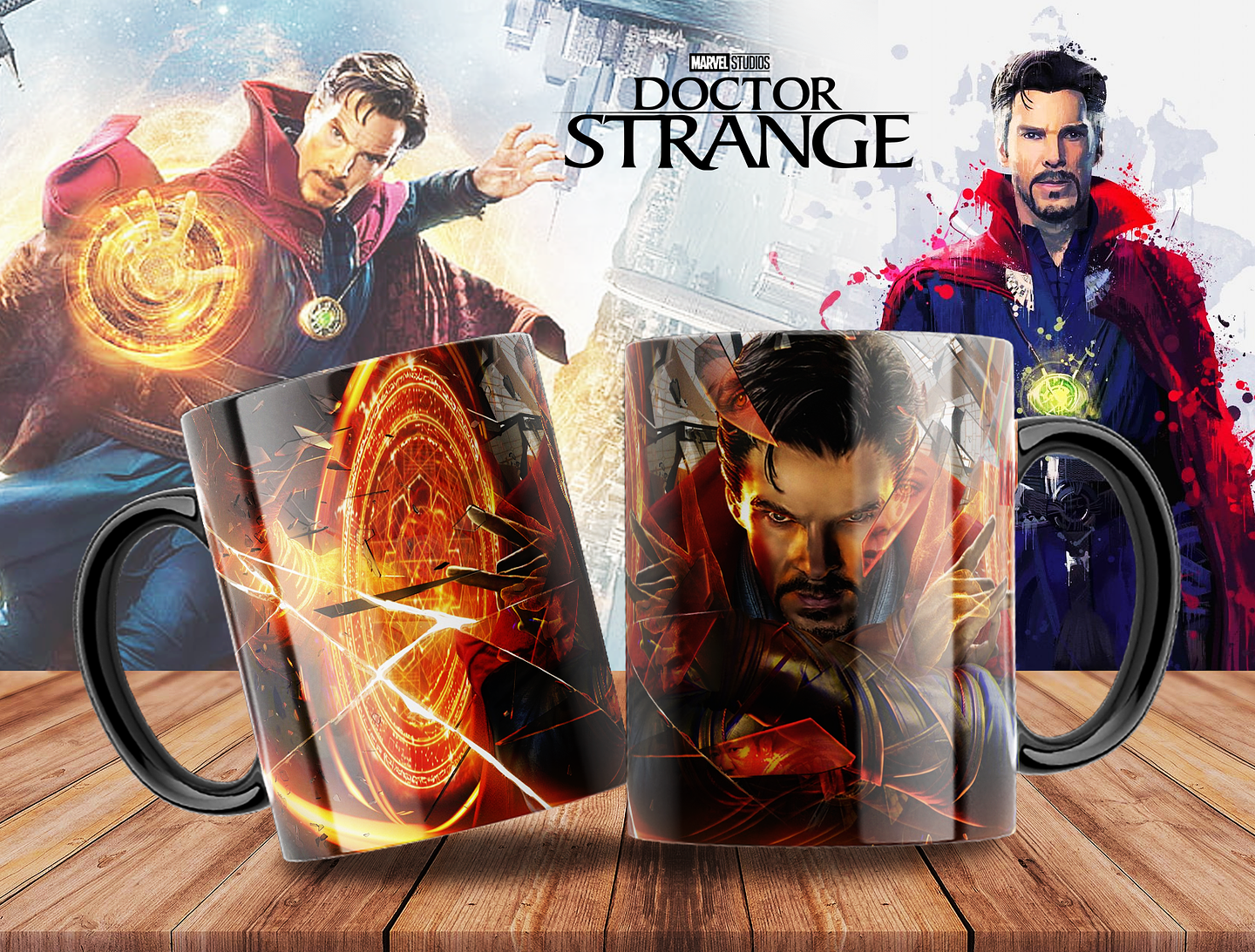 10 Artes para Caneca Doctor Stranger Arquivo Editável 4