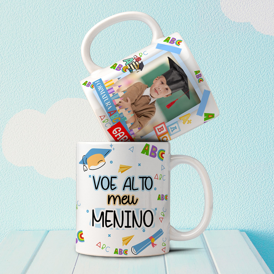 10 Artes para Caneca Formatura ABC Arquivo Editável 7