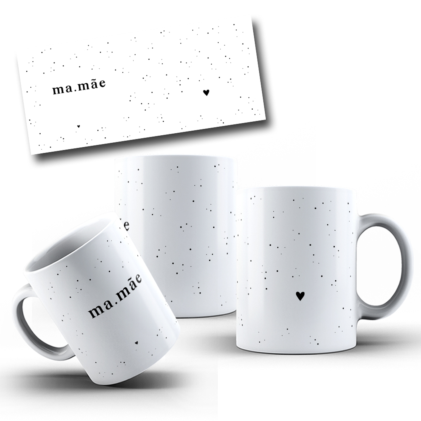 12 Artes para Caneca Batismos Padrinhos Arquivo em Png 7