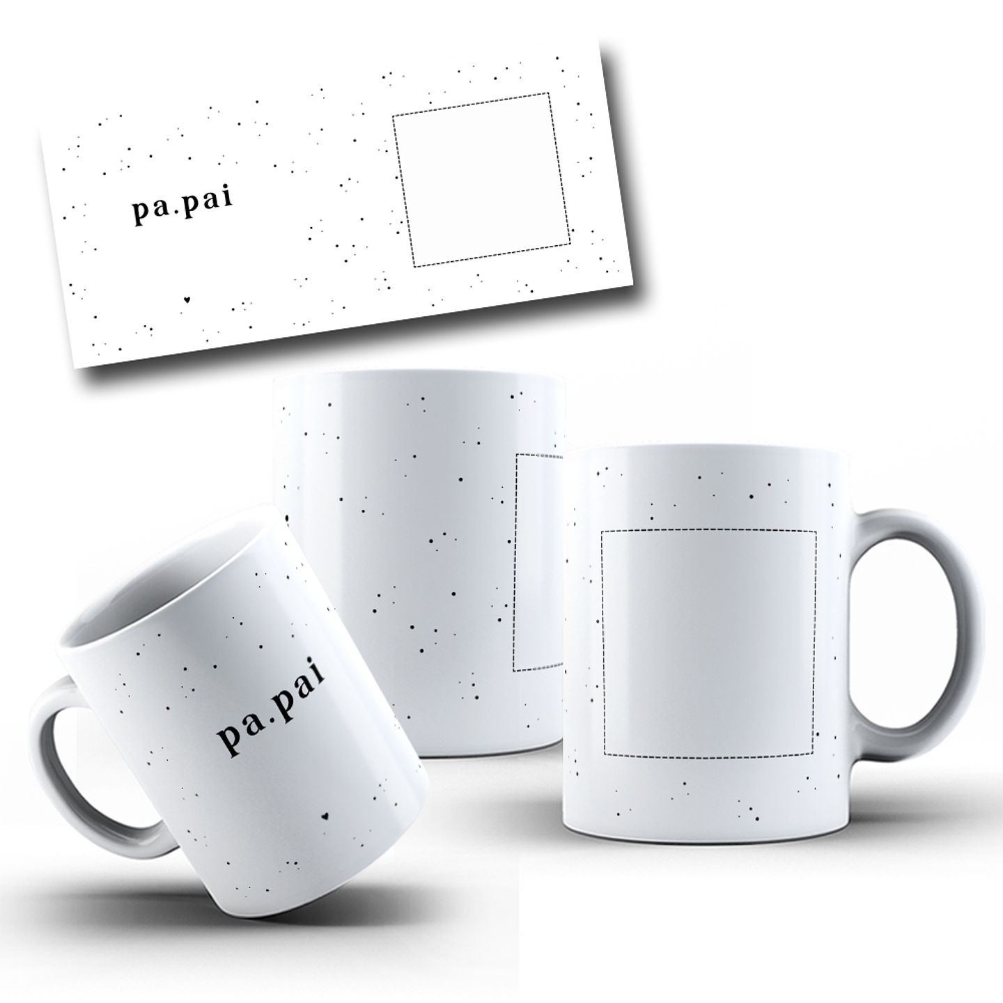 12 Artes para Caneca Batismos Padrinhos Arquivo em Png 12