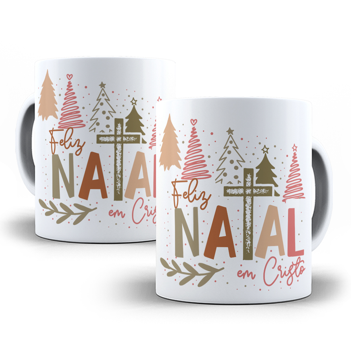 10 Artes para Caneca Natal Arquivo Editável  3