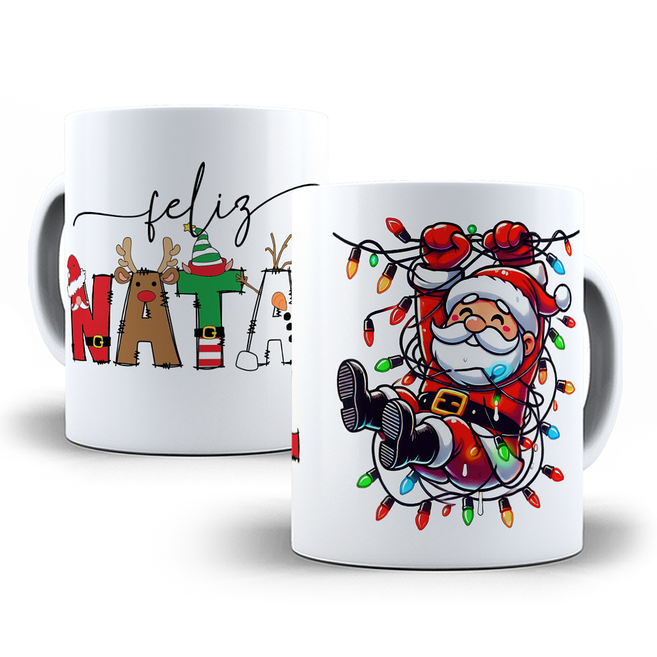 10 Artes para Caneca Natal Arquivo Editável  6