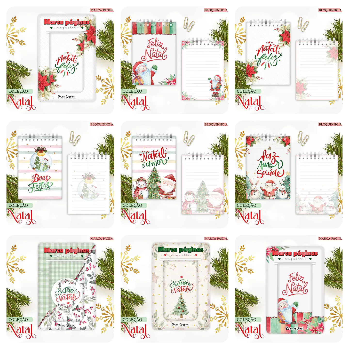 Combo Artes Natal Caneca, Bloquinhos e Outros em Pdf 1