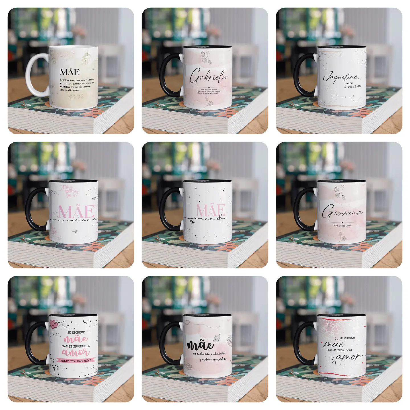 20 Artes para Caneca Dia das Mães Arquivo em Jpg 2