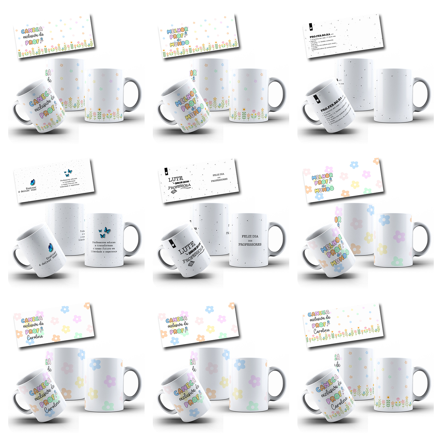 25 Artes para Caneca Dia dos Professores Arquivo em Jpg 3