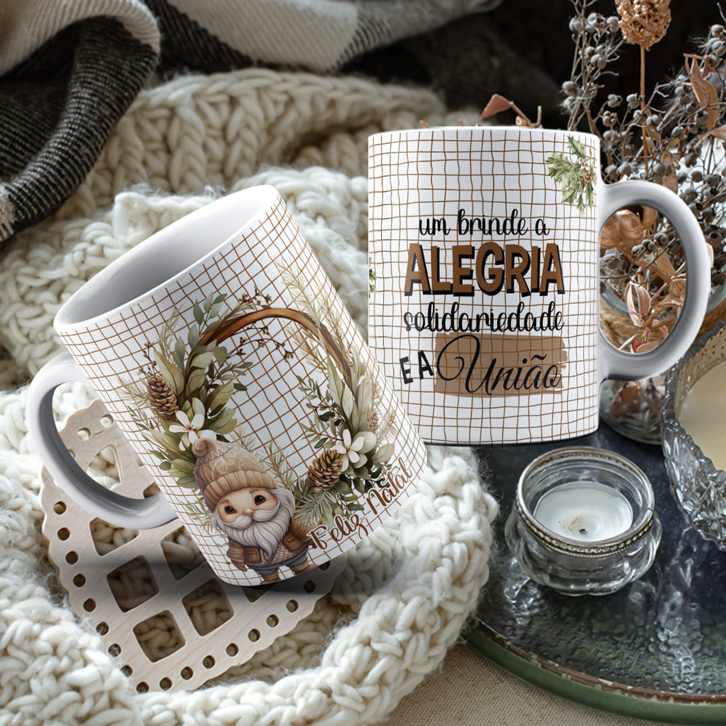 11 Artes para Caneca Natal Arquivo Editável 2