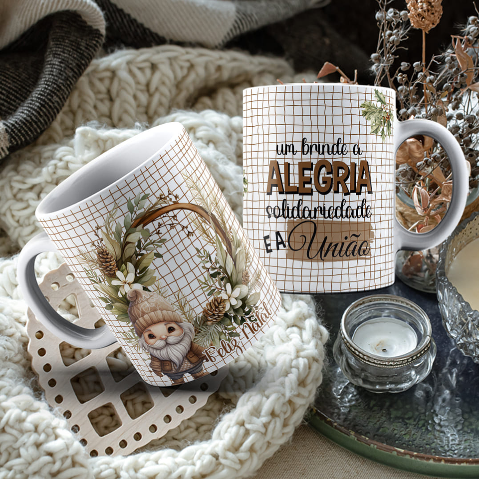 11 Artes para Caneca Natal Arquivo Editável 2