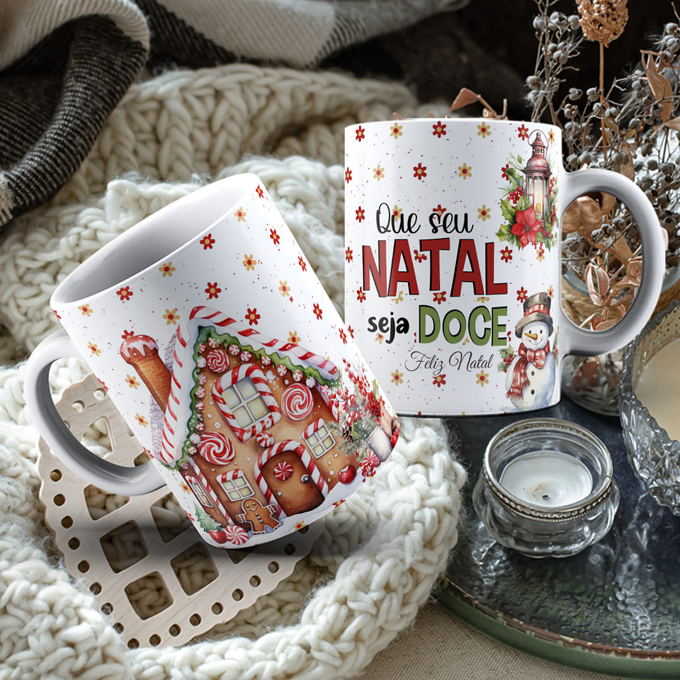 11 Artes para Caneca Natal Arquivo Editável 7