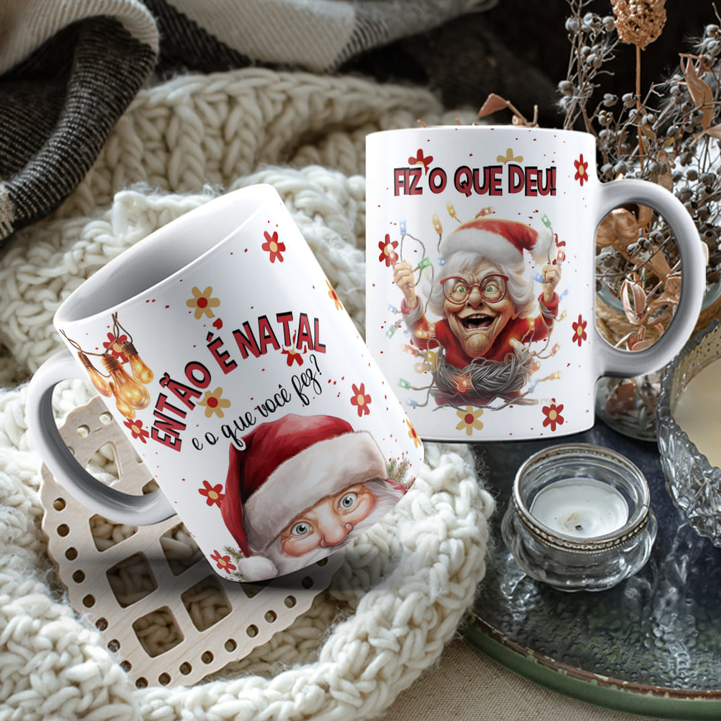 11 Artes para Caneca Natal Arquivo Editável 8