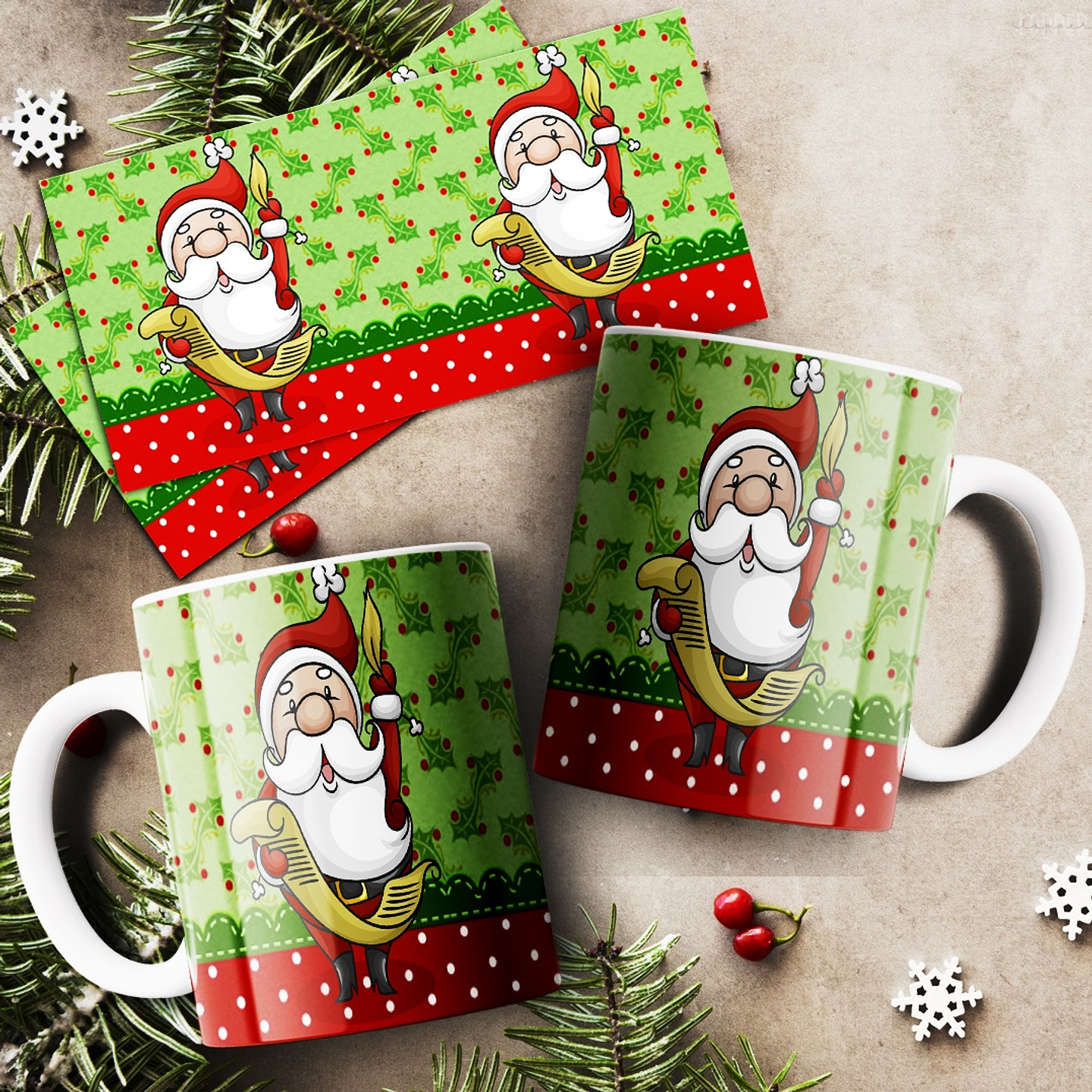 20 Artes para Caneca Natal Arquivo Editável  1