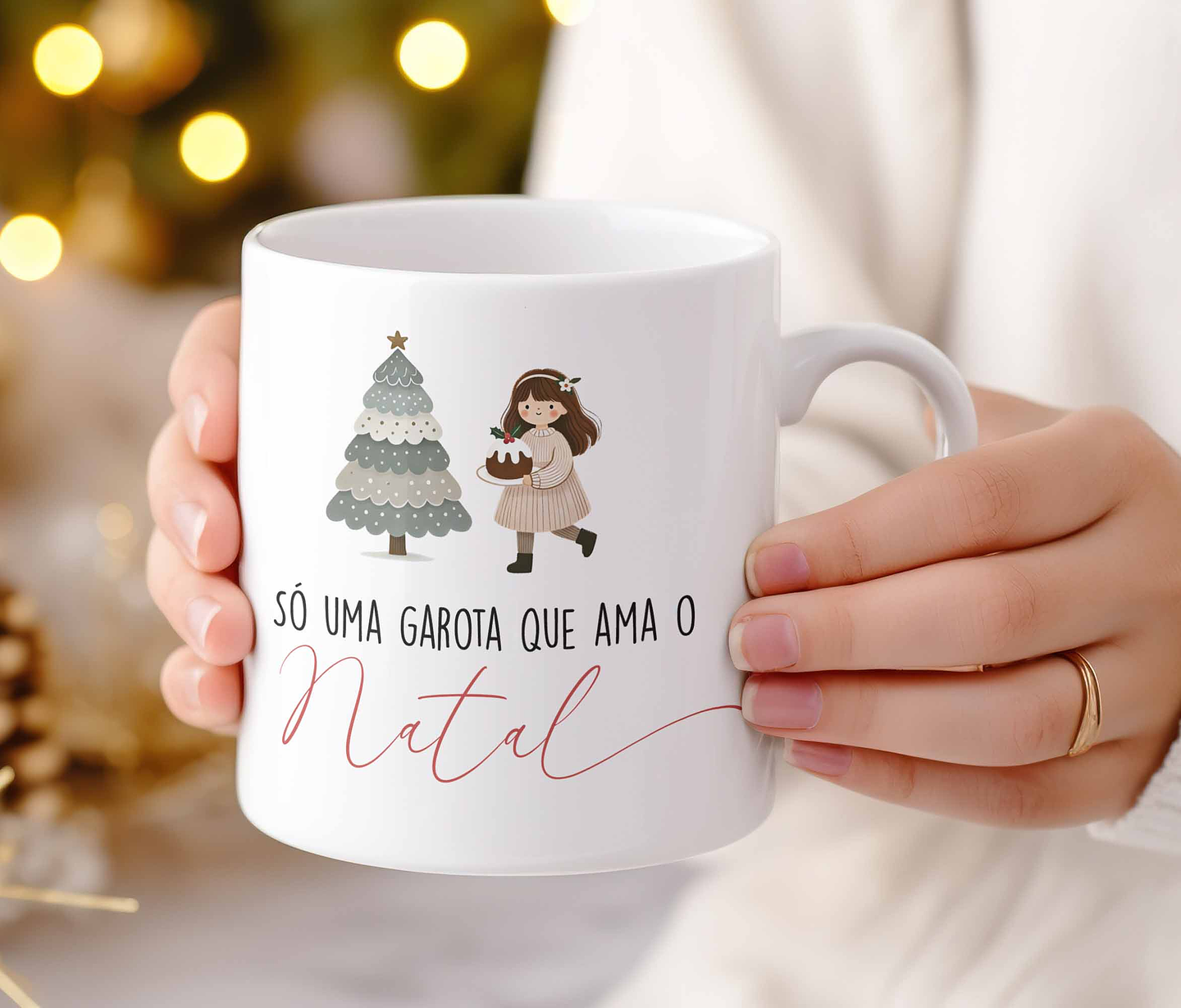 12 Artes para Caneca Natal Minimalista Arquivo Editável 10